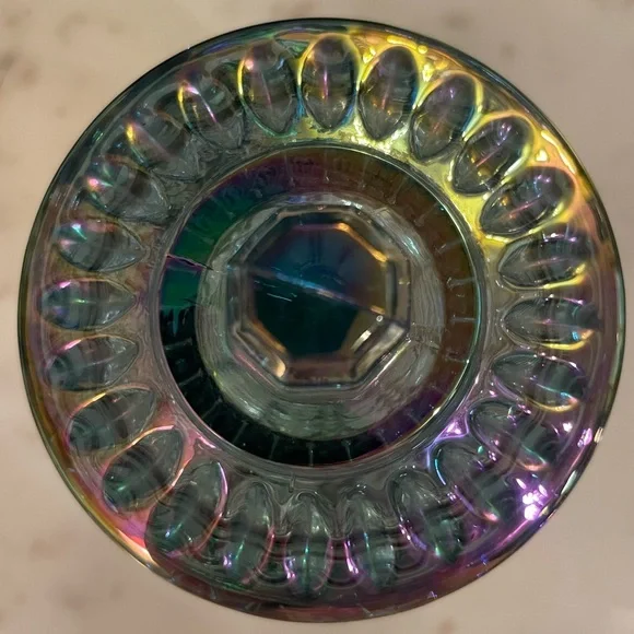 Vintage Indiana Glass Windsor Royal Brighton sugar bowl with a lid. - Picture 13 of 17